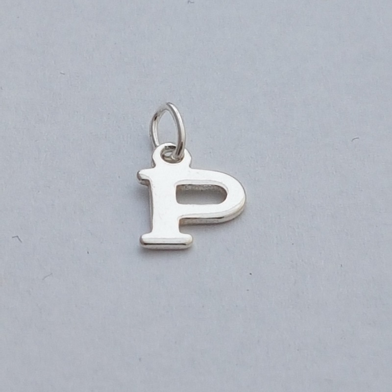 Stříbrný přívěsek abeceda - písmeno R Stříbro unisex abeceda R