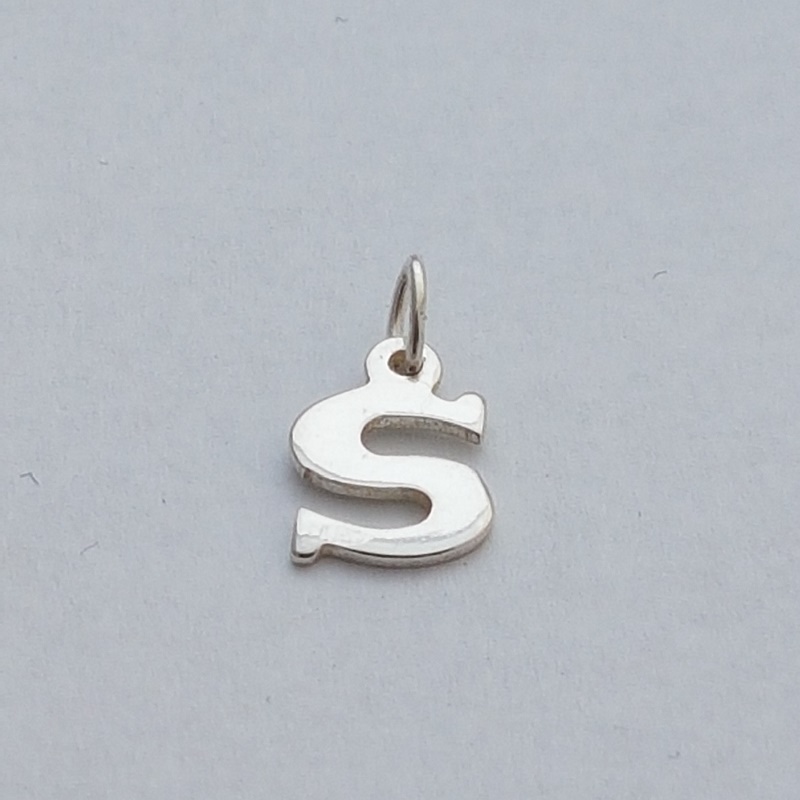 Stříbrný přívěsek abeceda - písmeno L Stříbro unisex abeceda L